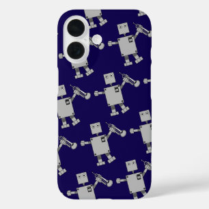 trompetrobot iPhone 16 hoesje