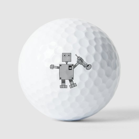 trompetrobot golfballen (Voorkant)