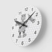 trompetrobot ronde klok (Hoek)