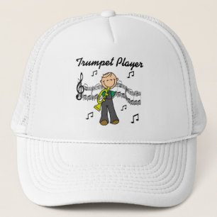 Trompetspeler T-shirts en cadeaus Trucker Pet