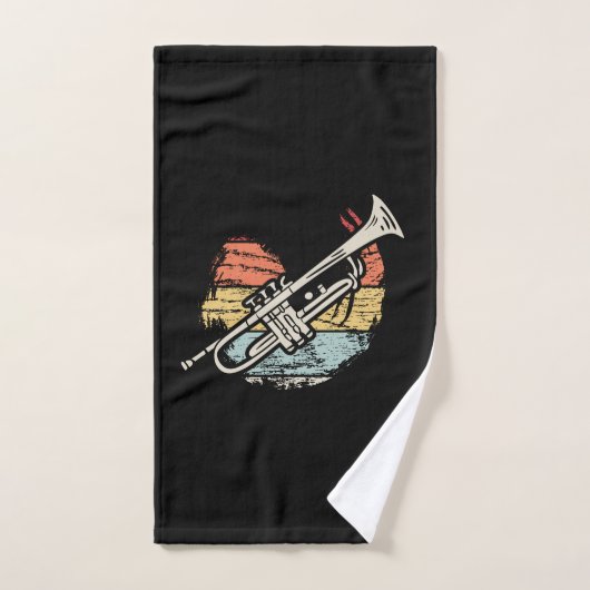 Trompette Vintage (Serviette à main)