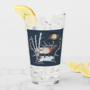 Trompetterende Bull Elk Glas
