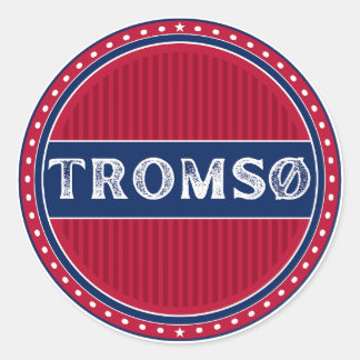Tromsø City Pride Emblem – Norwegian Identity Ronde Sticker