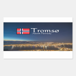 Tromso Noorwegen Rechthoekige Sticker