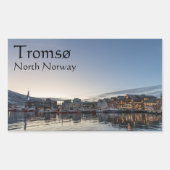 Tromso Noorwegen Rechthoekige Sticker (Voorkant)