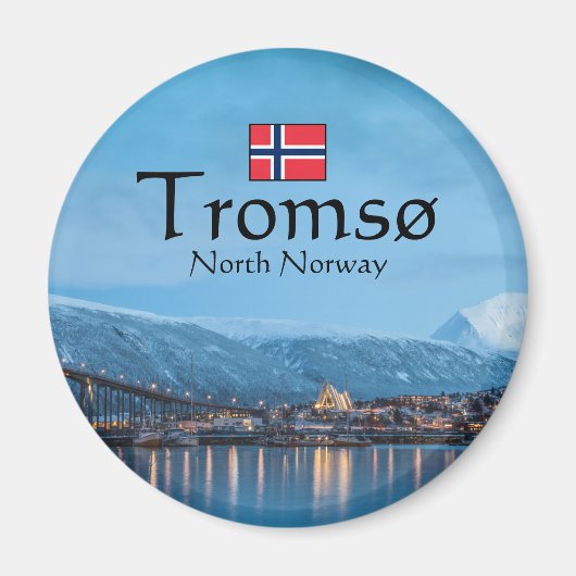 Tromso Norway Souvenir Magneet (Voorkant)
