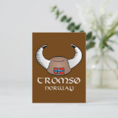 Tromso Norway Viking Pet Briefkaart (Staand voorkant)