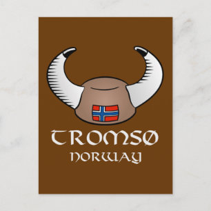 Tromso Norway Viking Pet Briefkaart