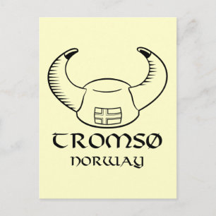 Tromso Norway Viking Pet Briefkaart