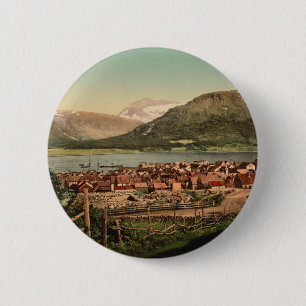 Tromso, Troms, Nord-Norge, Noorwegen Ronde Button 5,7 Cm