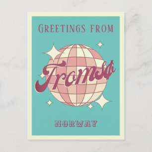 Tromsø Tromso Noorwegen Retro  Briefkaart