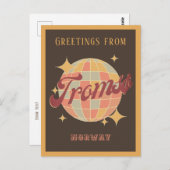 Tromsø Tromso Noorwegen Retro  Briefkaart (Voorkant / Achterkant)