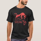 TRON Crypto Millionaire BULLRUN HODL TRX Token to T-shirt (Voorkant)
