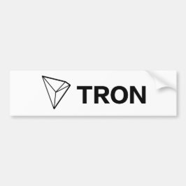 TRON TRX Cryptocurrency Bumperstickers