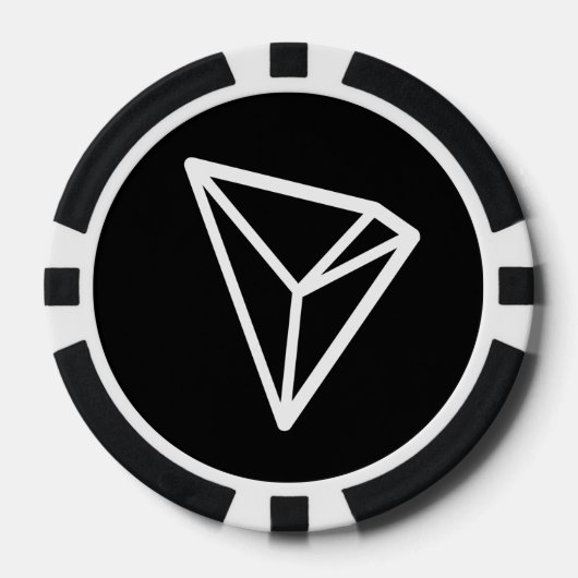 TRON TRX Logo Poker Chips (Voorkant)
