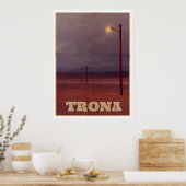  Trona USA Street Light Travel Poster (Keuken)