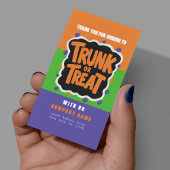 Tronc amusant ou traiter les Cartes de visite d'Ha