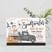 Tronc d'Halloween ou invitation à traiter (Debout devant)