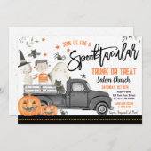 Tronc d'Halloween ou invitation à traiter (Devant / Derrière)