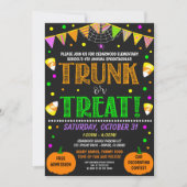 Tronc d'Halloween ou Invitation de traitement (Devant)