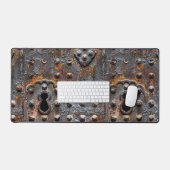 Tronc médiéval Rustique Fer à imprimer Bureau Mat (Clavier et souris)