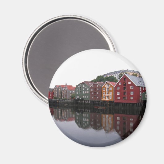 Trondheim, Noorwegen Magneet (Voorkant / Achterkant)