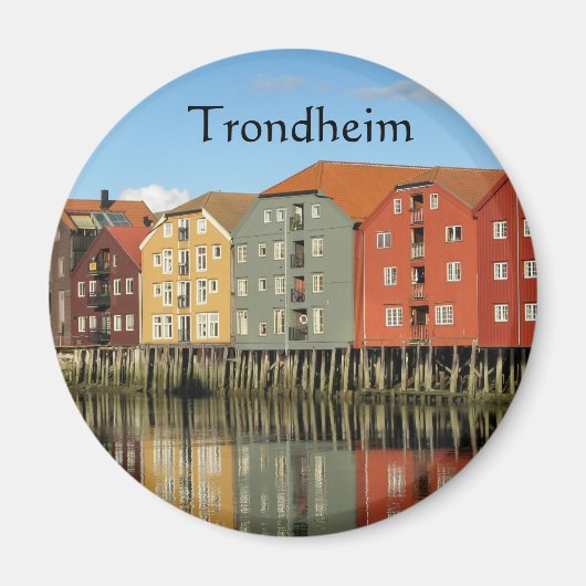 Trondheim Noorwegen Magneet (Voorkant)