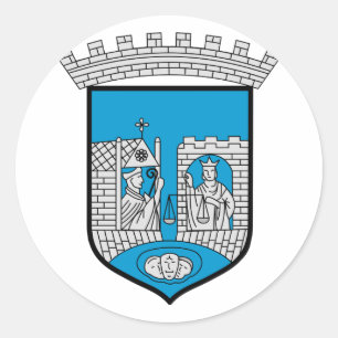 Trondheim, Noorwegen Ronde Sticker