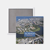 Trondheim Norvège Travel Souvenir Magnet photo (Recto/Verso)