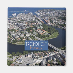 Trondheim Norway Travel Souvenir Photo Magnet Magneet