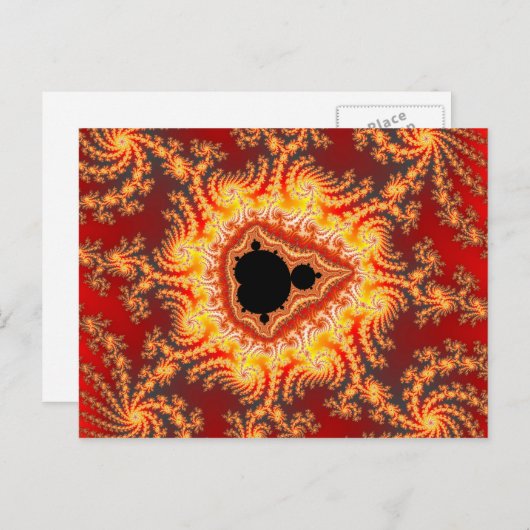 Trône De Satan - Carte Postale Fractée (Devant / Derrière)