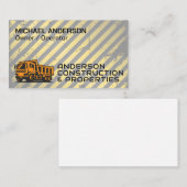 Tronkelwagen voor constructiedoeleinden visitekaartje (Voorkant / Achterkant)