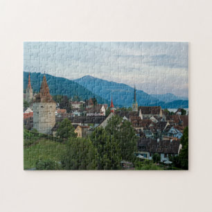 Tronten van Zug Cityscape Jigzaag Puzzle Legpuzzel