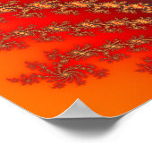 troon van satan - fractaal Poster (Hoek)