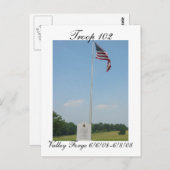 Troop 102 Briefkaart (Voorkant / Achterkant)