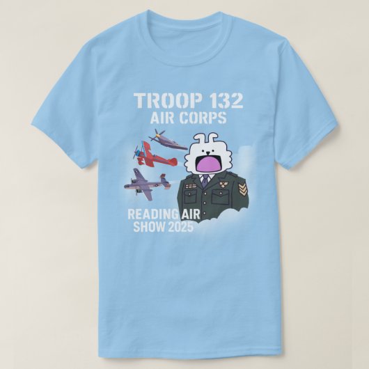 Troop 132 - Leeslucht Show Klasse B Shirt [v2] (Design voorkant)