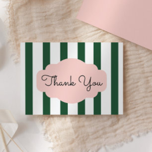 Troop Beverly Hills Roze & Groen Dank Je Wel Bedankkaart