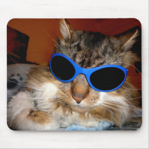 'Trooper de kat' Cool Man! Mousepad Muismat