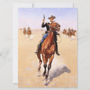 Trooper van de vlakten (Cowboy Horse Rider) Kaart