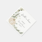 Troost in de Liefde Pompoen Bruidsdiner Servet (Hoek)