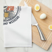 Troost Vader Overlevende Comp Weekend Skelet Shirt Theedoek (Quarter Fold)