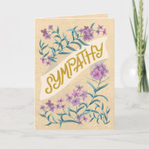 Troost Zachte Pastel Bloemen Bannerkaart
