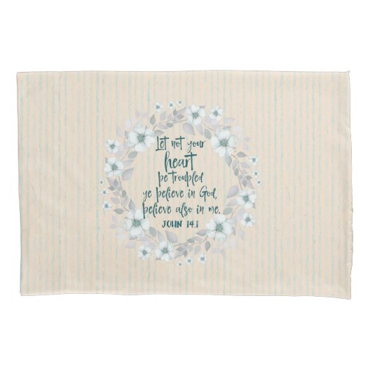 Troostend Bijbelvers Kussensloop (Voorkant)