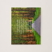 Troostend bijbelvers van Spreuken 3:5-6 Legpuzzel (Verticaal)