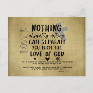 Troostende liefde Bijbelvers met citaat Briefkaart