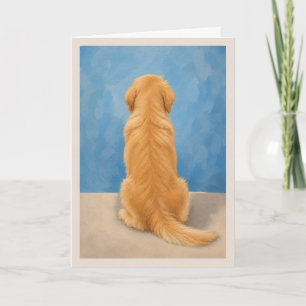 Troostkaart voor overlijden Golden Retriever huisd Kaart