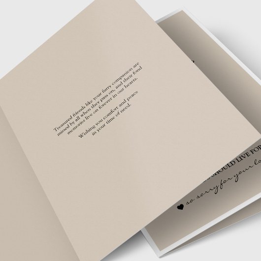 Troostkaarten voor huisdieren | Beste vriend Fox T Kaart