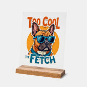 Trop Cool pour Fetch Bouledogue Français Lunettes (Angle)