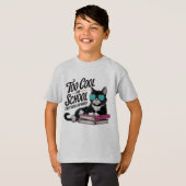Trop Cool Pour Le T-shirt Enfants Tendance De L'Éc (Devant entier)