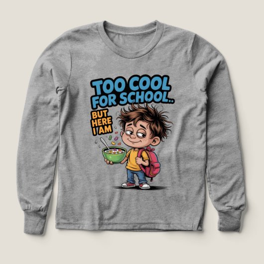 Trop cool pour l'école, drôle de rentrée (Motif recto)